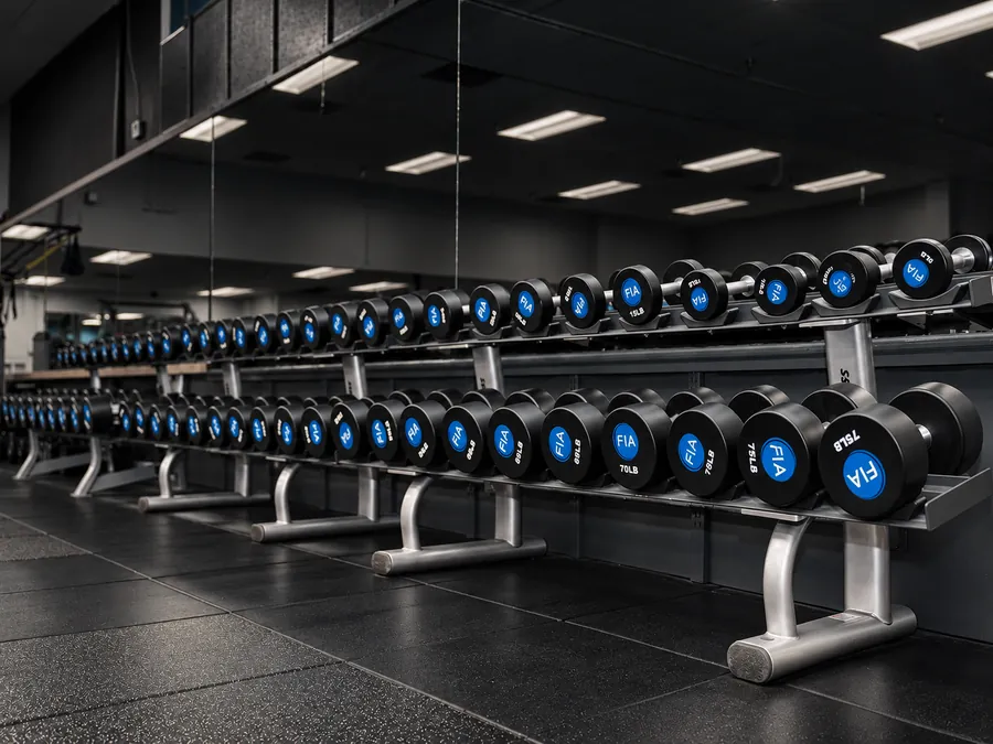 Full dumbbell rack