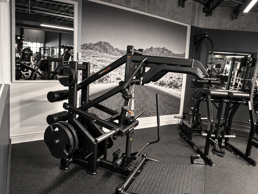 Precor GluteBuilder glute squat machine