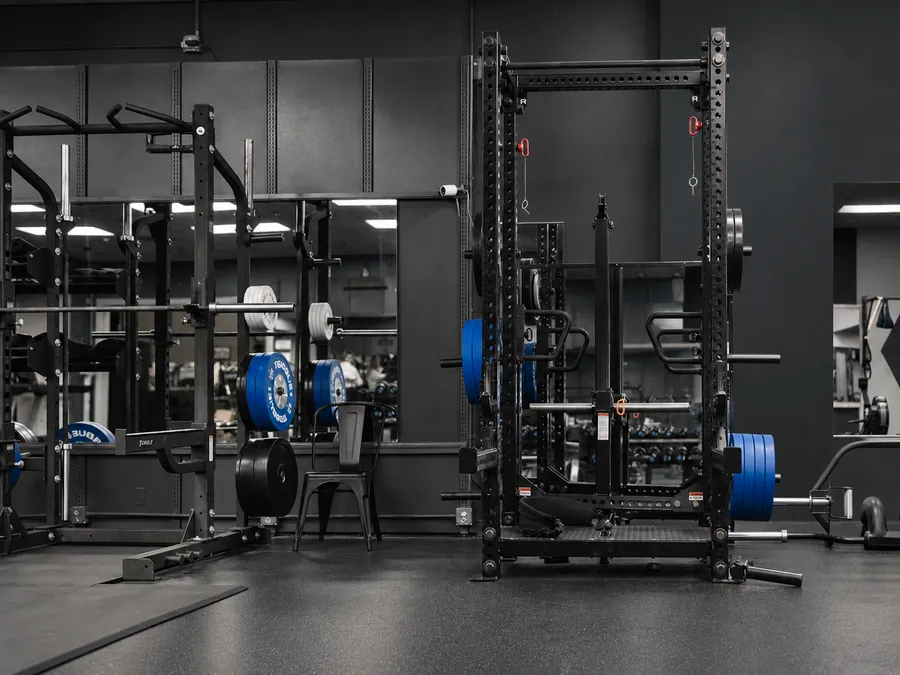 Squat rack area